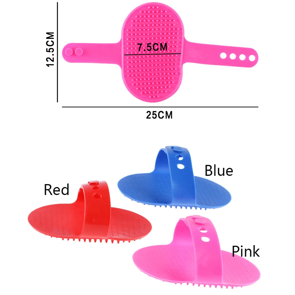 Pet Grooming Brush Cat Dog Detaining Massage Rubber Comb For Long & Short Hair Dog Grooming Gloves Pet Bath Brush Pet Supplies